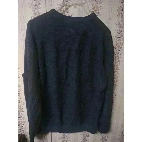Tommy Bahama Mens Long Sleeve Pullover Sweater Reversible Large Blue Knit - Picture 3 of 5